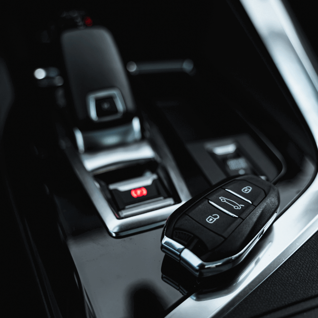 Car sitting on dash
